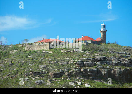 Barrenjoey Leuchtturm Barrenjoey Halbinsel Palm Beach Sydney NSW Australia Stockfoto