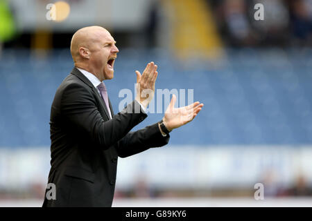 Fußball - Sky Bet Championship - Burnley gegen Reading - Turf Moor. Sean Dyche, Manager von Burnley Stockfoto