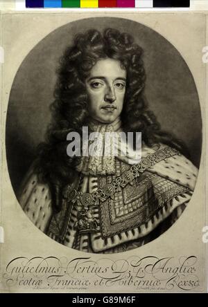 Wilhelm III., Prinz von Oranien, König von England Stockfoto