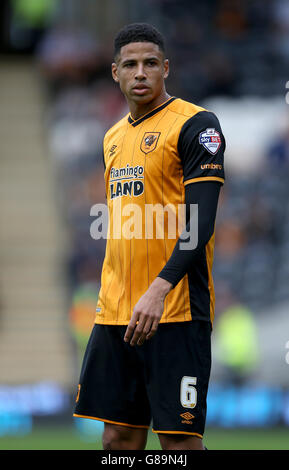 Fußball - Sky Bet Championship - Hull City gegen Blackburn Rovers - KC Stadium. Curtis Davies von Hull City Stockfoto