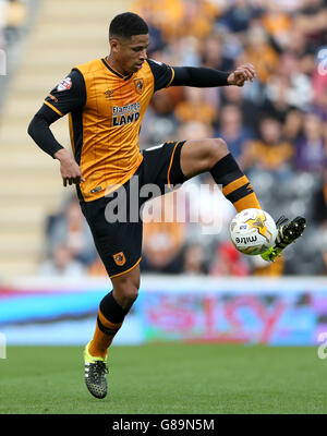 Fußball - Sky Bet Championship - Hull City gegen Blackburn Rovers - KC Stadium. Curtis Davies von Hull City Stockfoto