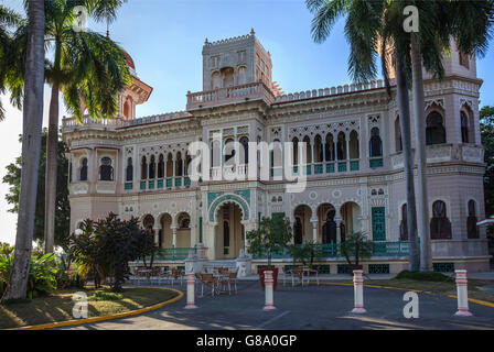 Palast, Palacio del Valle, Punta Gorda, Cienfuegos, Provinz Cienfuegos, Kuba Stockfoto