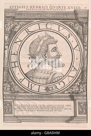 Heinrich V., Römisch-Deutscher Kaiser Stockfoto