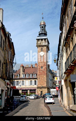 Tour Jacquemart Uhrturm, Moulins, Allier, Frankreich, Europa Stockfoto