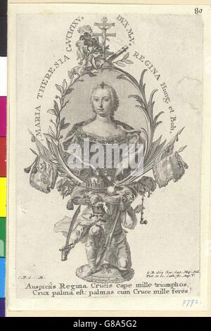 Römisch-Deutsche Kaiserin Maria Theresia Stockfoto
