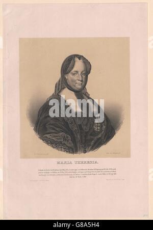 Römisch-Deutsche Kaiserin Maria Theresia Stockfoto