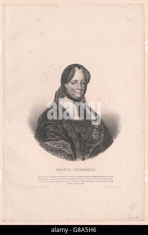 Römisch-Deutsche Kaiserin Maria Theresia Stockfoto