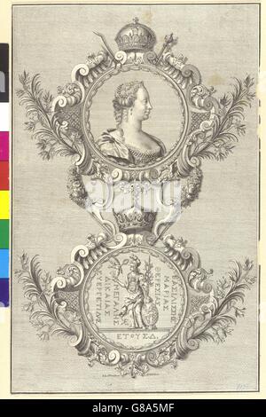 Römisch-Deutsche Kaiserin Maria Theresia Stockfoto