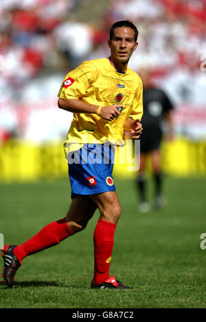 Fußball - International freundlich - Kolumbien gegen England - Giants Stadium. Gabriel Rey, Kolumbien Stockfoto