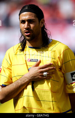 Fußball - International freundlich - Kolumbien gegen England - Giants Stadium. Mario Yepes, Kolumbien Stockfoto