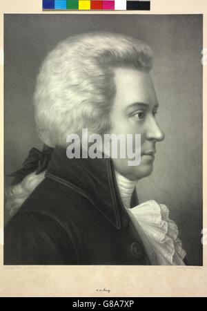 Mozart, Wolfgang Amadeus Stockfoto