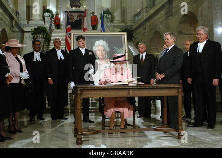 Royalty - Königin Elizabeth II. Besuch in Kanada Stockfoto