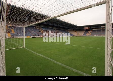 Fußball - Arminia Bielefeld / Besiktas Istanbul. Alm-Stadion, Heimstadion der DSC Arminia Bielefeld Stockfoto