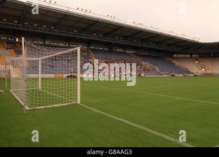 Fußball - Arminia Bielefeld / Besiktas Istanbul. Alm-Stadion, Heimstadion der DSC Arminia Bielefeld Stockfoto