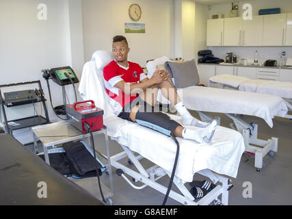 Fußball - Wetten Himmel Meisterschaft - Charlton Athletic Photocall 2015/16 - Spatzen Lane Stockfoto