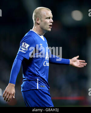Fußball - Barclays Premier League - West Bromwich Albion gegen Everton - The Hawthornes. Steven Naismith von Everton zeigt seine Frustration Stockfoto