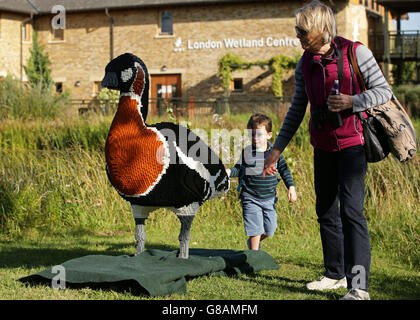 LEGO London Wetland Centre Tierlehrpfad Stockfoto