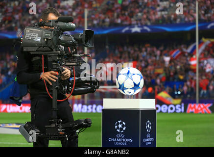 Fußball - UEFA Champions League - Gruppe C - Atletico Madrid V SL Benfica - Vicente Calderon Stockfoto