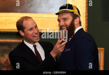 Rugby-Union - Wales Willkommenszeremonie - Guildhall Stockfoto