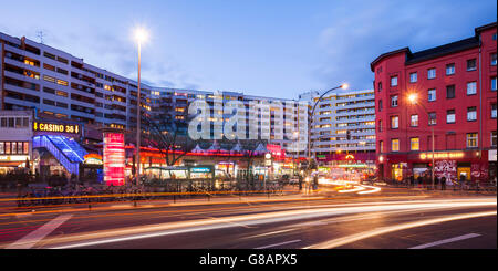 Kottbusser Tor-Platz, Berlin, Deutschland Stockfoto