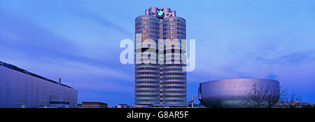 BMW-Zentrale, München Stockfoto