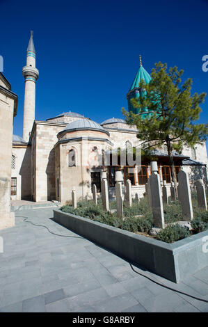 Mevlana Museum, Konya, Zentral-Anatolien, Türkei Stockfoto