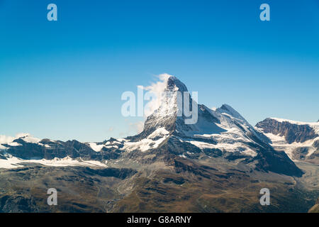 Matterhorn, Zermatt, Schweiz Stockfoto