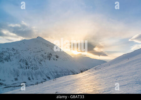 Kvaløya, Norwegen Stockfoto