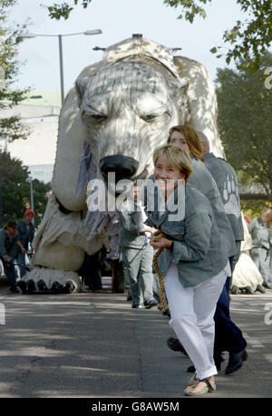 Shell-protest Stockfoto