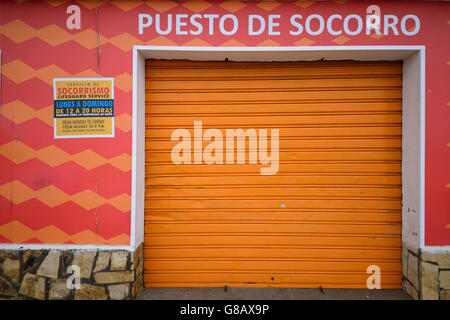 Strand, Torre del Mar, Costa del Sol, Andalusien, Spanien Stockfoto