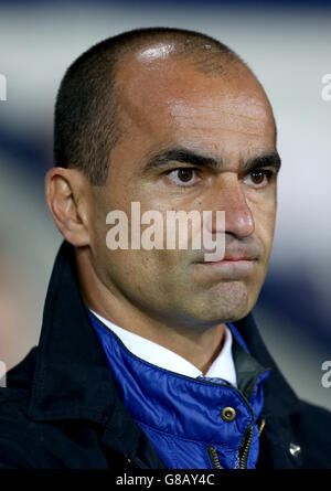 Fußball - Barclays Premier League - West Bromwich Albion gegen Everton - The Hawthornes. Everton Manager Roberto Martinez Stockfoto