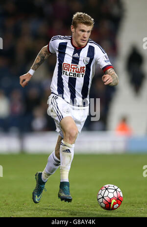 Fußball - Barclays Premier League - West Bromwich Albion gegen Everton - The Hawthornes. James McClean von West Bromwich Albion Stockfoto