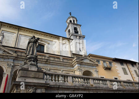 Italien, Lombardei, Val Seriana, Clusone, Basilika S. Maria Assunta Stockfoto