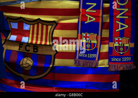 Fußball - UEFA Champions League - Gruppe E - Barcelona vs. Bayer Leverkusen - Nou Camp Stockfoto