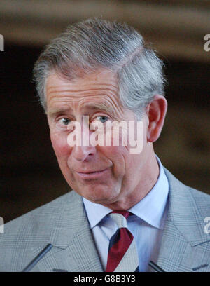 Prinz Charles - Dartington Hall Stockfoto