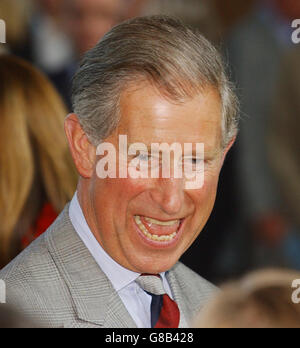 Prinz Charles - Dartington Hall Stockfoto