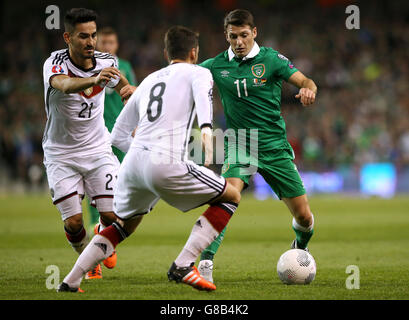 Fußball - UEFA Euro 2016 - Qualifikation - Gruppe D - Republik Irland / Deutschland - Aviva Stadium Stockfoto