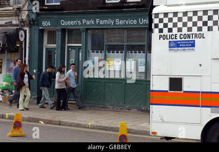 Kriminalität - Baby-Entführung - Queens Park Stockfoto