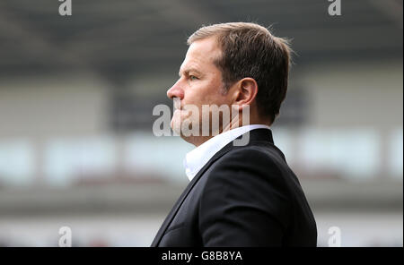 Fußball - Himmel Bet League One - Blackpool V Swindon Town - Bloomfield Road Stockfoto