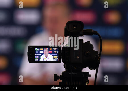 Rugby-Union - World Cup 2015 - England-Pressekonferenz - Pennyhill Park Stockfoto