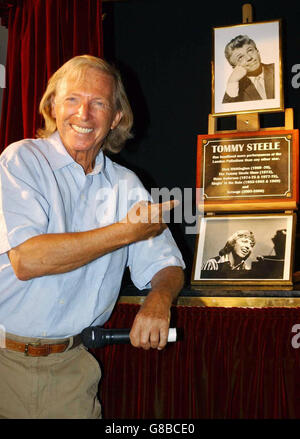 Tommy Steele - London Palladium Plaque Stockfoto