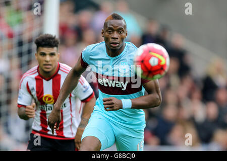 Fußball - Barclays Premier League - Sunderland gegen West Ham United - Stadium of Light. Diafra Sakho, West Ham United Stockfoto