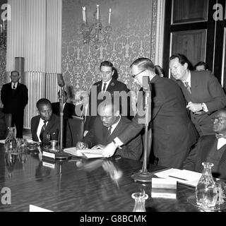 Politik - Betschuanaland Unabhängigkeit - Marlborough House, London Stockfoto