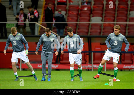 Fußball - UEFA European Championship Qualifikation - Gruppe D - Polen V Republik Irland - Nationalstadion Stockfoto