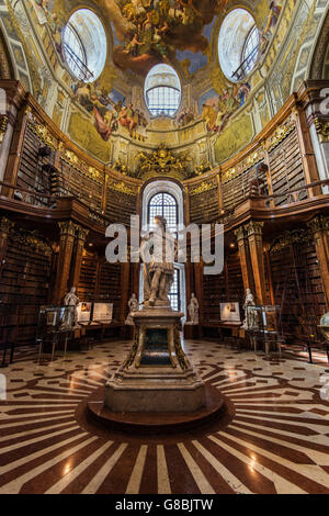 Sforza Bibliothek, Österreichische Nationalbibliothek, Wien, Österreich Stockfoto