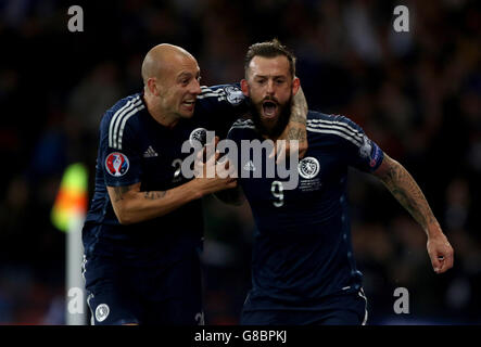 Fußball - UEFA Euro 2016 - Qualifikation - Gruppe D - Schottland V Polen - Hampden Park Stockfoto