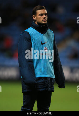 Fußball - U21 Euro Qualifying - England U21 gegen Kasachstan U21 - Ricoh Arena. Jake Forster-Caskey aus England der U21 während des UEFA Euro 2017 Under 21 Qualifying-Spiels in der Ricoh Arena, Coventry. Stockfoto