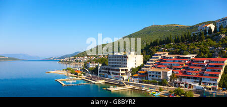 Der touristischen Ortschaft Neum, Bosnien-Herzegowina. Stockfoto