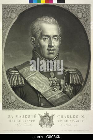 Karl X., König von Frankreich Stockfoto