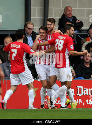 Fußball - Himmel Bet League Two - Barnet V Accrington Stanley The Hive-Stadion Stockfoto